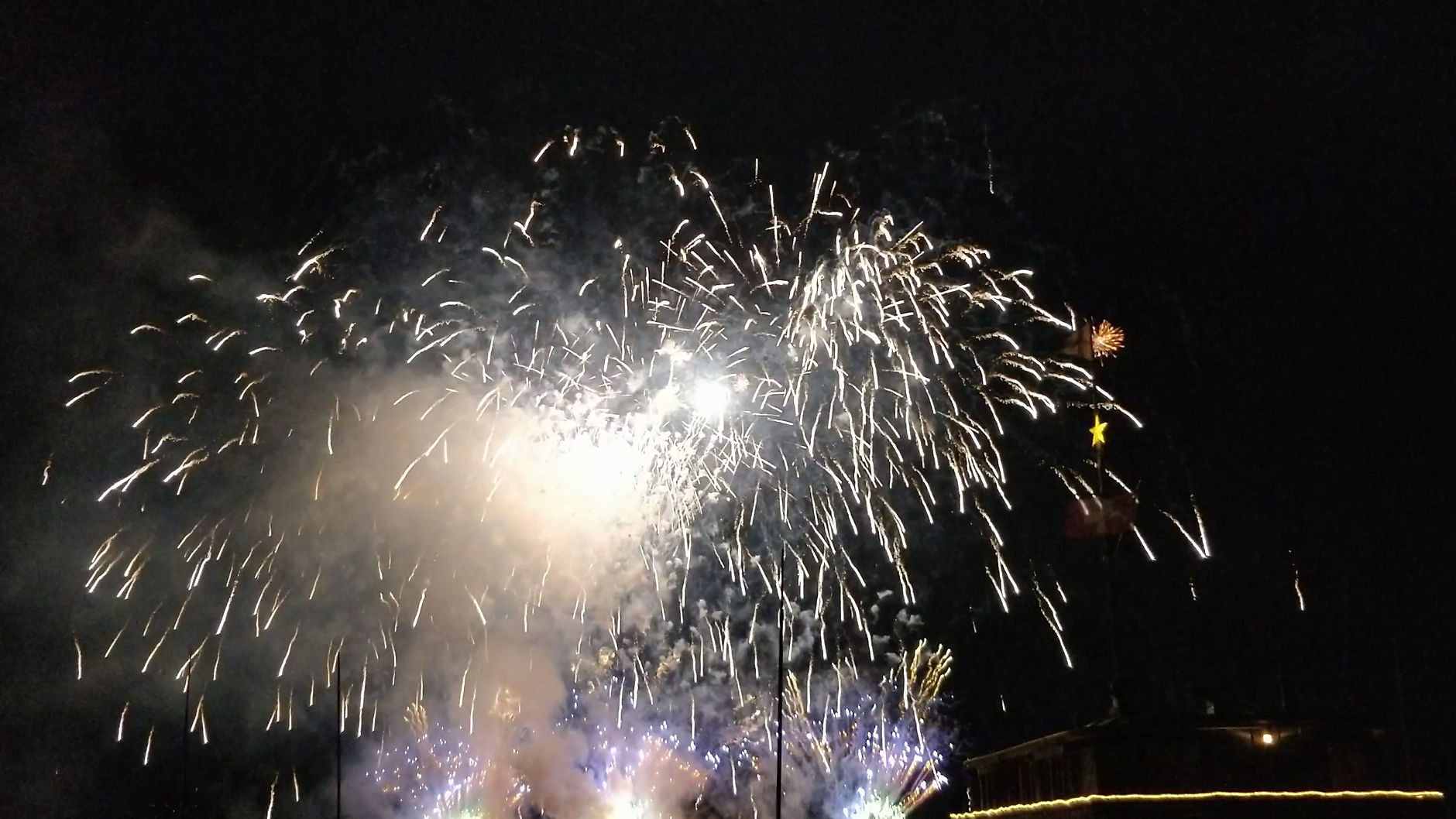 New Year fireworks at Zurich